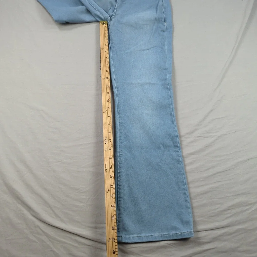 Free People Jeans‎ Womens XS 24 Blue Boot Cut Cropped In My Feelings Stretch